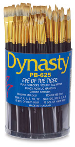 Filberts and Angulars, 72 Brush Assortment Filberts and Angulars, 72 Brush Assortment