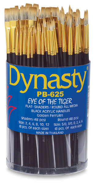 Filberts and Angulars, 72 Brush Assortment