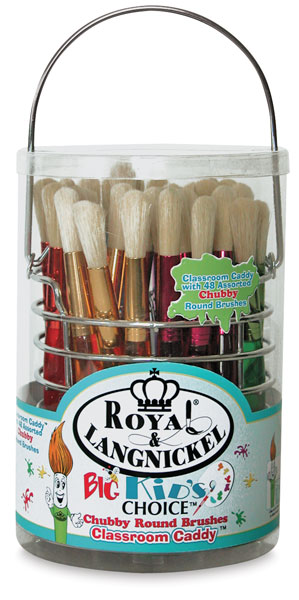Chubby Round Classroom Caddy, Set of 48