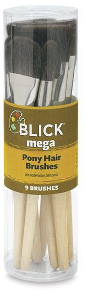 Mega Pony Hair, Set of 9