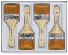 Golden Taklon Large Area Brushes, Set of 12