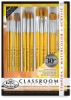 Golden Taklon Rounds and Flats, Set of 30