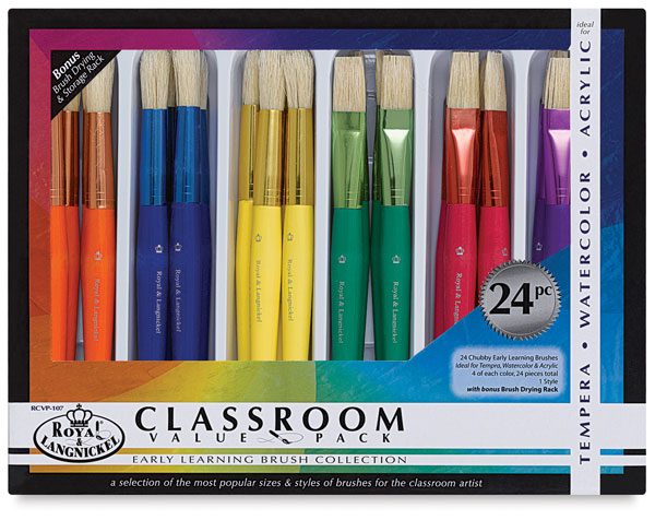 Chubby Brushes, Set of 24