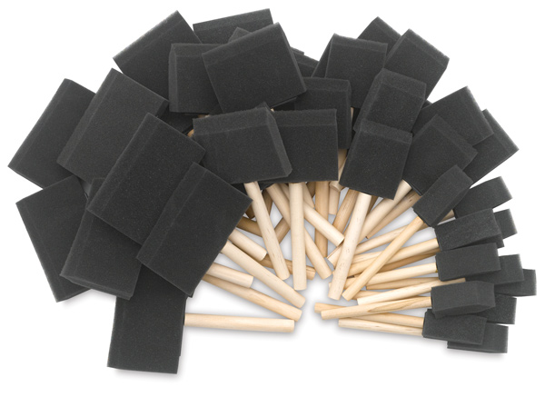 Foam Brush, Set of 48