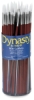 Synthetic Bristle Round Brushes Canister Set of 60