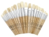 Richeson White Bristle Brush Assortment of 24