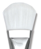 Mega White Synthetic Filbert