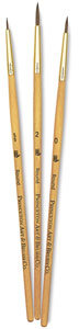 Sable Brushes, Set of 3 (#9105)