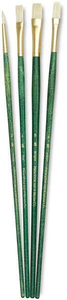 Bristle Brushes, Set of 4 (#9118)