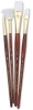 White Taklon, Set of 4 (#9120)