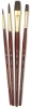 Camel Brushes, Set of 4 (#9121)
