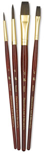 Camel Brushes, Set of 4 (#9121)