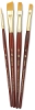 Golden Taklon, Set of 4 (#9123)