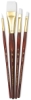 White Taklon, Set of 4 (#9125)