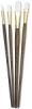 White Taklon, Set of 4 (#9147)