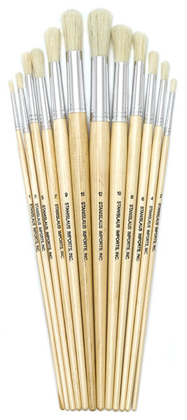 Round Bristle, Set of 12