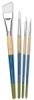 White Taklon, Set of 4