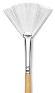 Fan, Short Handle, Size 4