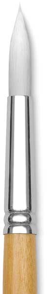 Round, Short Handle, Size 12