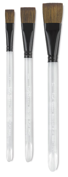 Flat Wash Brushes