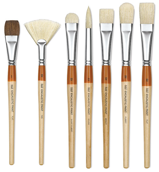 R&F Encaustic Brushes