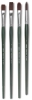 Ruby Satin Synthetic Brushes