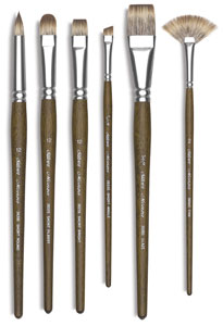 Monza Synthetic Mongoose Brushes