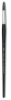Silver Brush Black Pearl Round