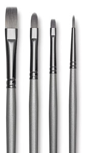 Titanium Pack Q, Set of 4 Brushes