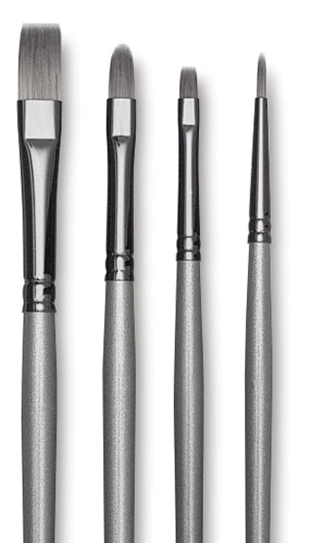 Titanium Pack Q, Set of 4 Brushes