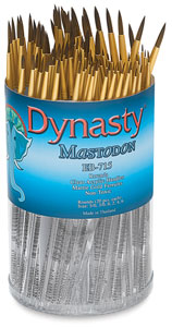 Synthetic Round Brushes, Canister Set of 120