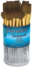 Synthetic Fan/Glaze Brushes, Canister Set of 60