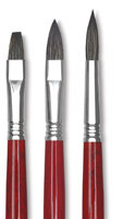 Escoda Black Sable Oil Brushes