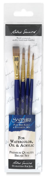 Sapphire Pack Y, Set of 4 Brushes