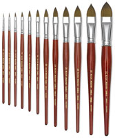 Blick Master Kolinsky Sable Short Handle Filbert