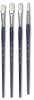 Bristlon Stiff White Synthetic Brushes