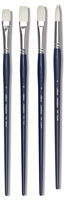 Silver Brush Bristlon Stiff White Synthetic Brushes