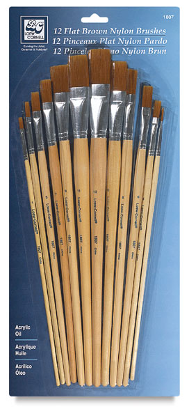 Flat Taklon, Set of 12