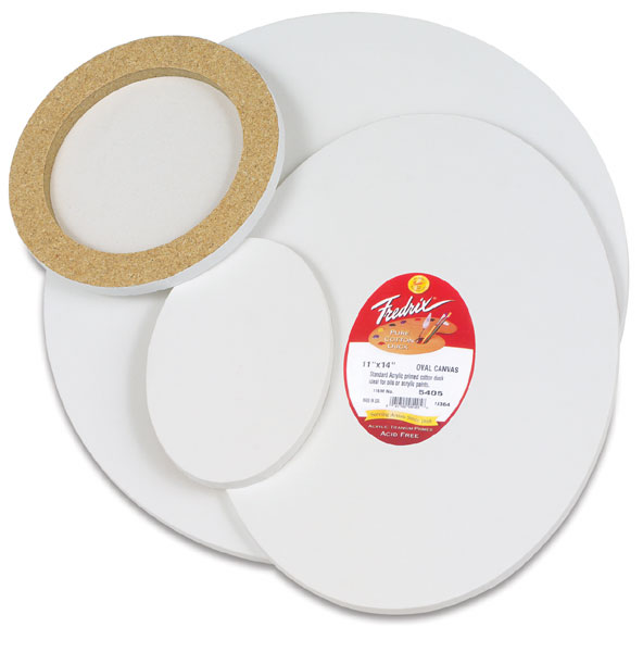 Oval Stretched Canvases
