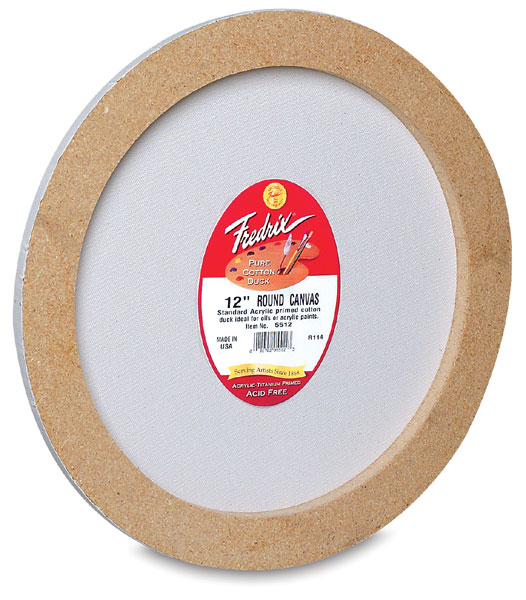 Round Stretched Canvas