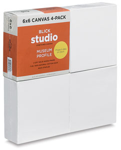 Museum Profile Canvas, Pkg of 4