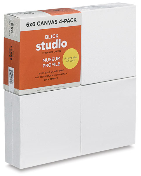 Museum Profile Canvas, Pkg of 4