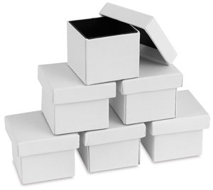 Canvas Boxes, Smallest Box, Set of 6