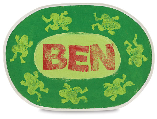 Oval Placemat, Sample Artwork