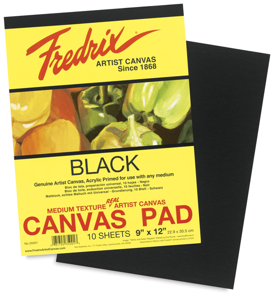 Black Canvas Pad
