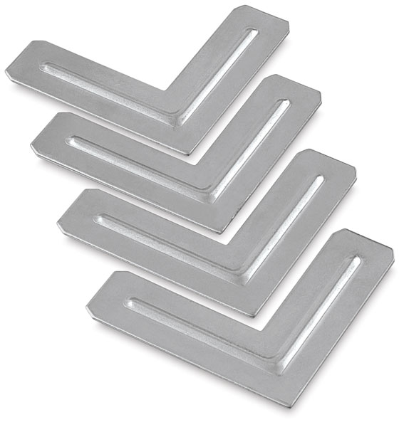 Steel Corners for Stretcher Bar, Pkg of 4