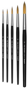 Faux Kolinsky Round Brushes Faux Kolinsky Round Brushes