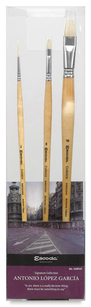 Antonio Lopez Garcia Signature Brush Set