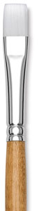 Grumbacher Bristlette Brushes, Flat, Long Handle, Size 1 (5.6 mm x 13 mm) Grumbacher Bristlette Brushes, Flat, Long Handle, Size 1 (5.6 mm x 13 mm)