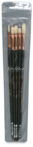 Grand Prix Brushes for Oil/Acrylic, Set of 5
